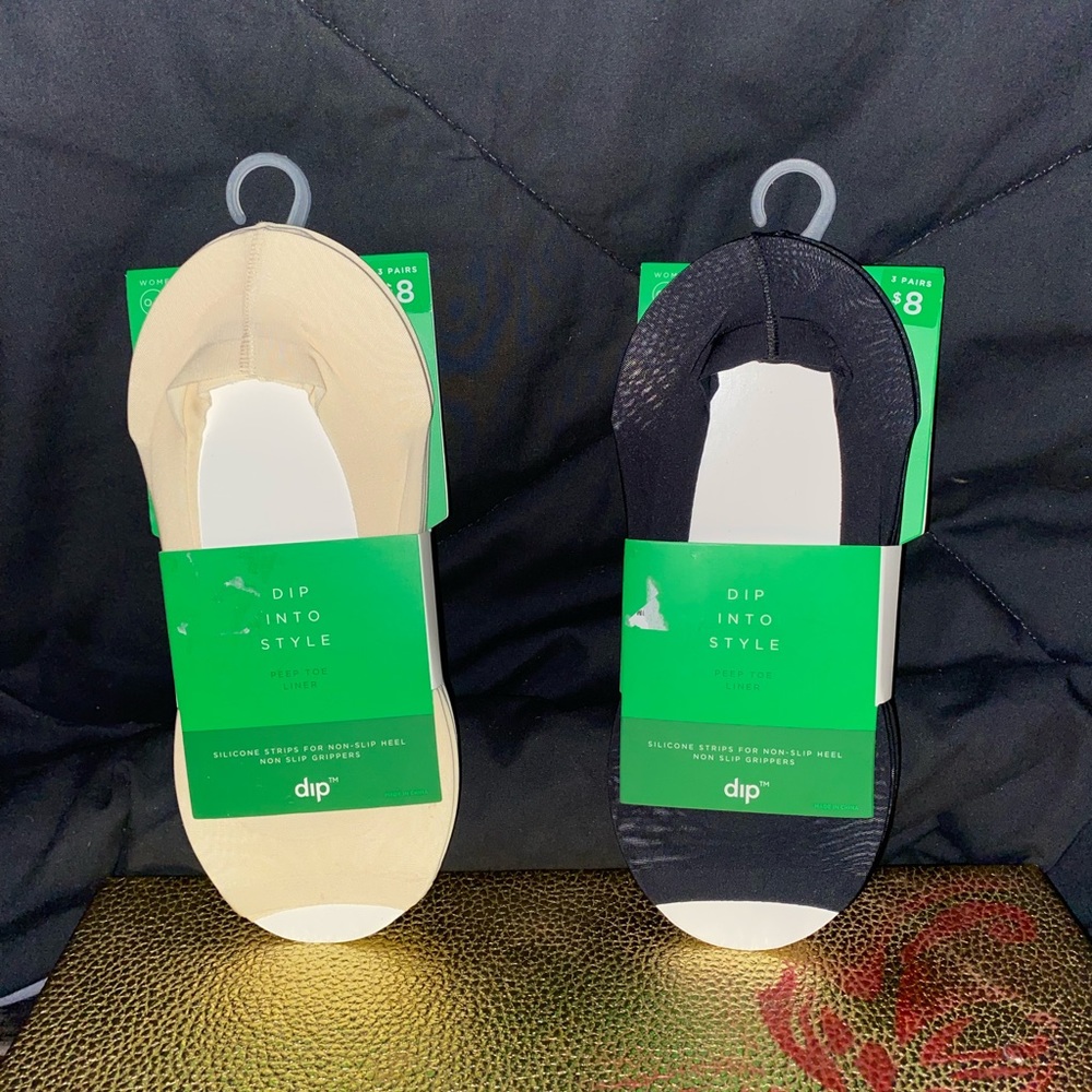 3pack DIP open toe socks